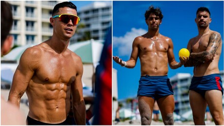 Jogadores de Portugal rebatem críticas após ida à praia durante preparação para a Copa do Mundo