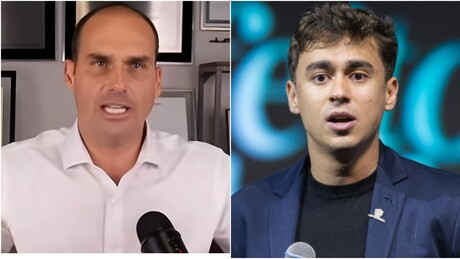 'Era uma pessoa humilde': Eduardo Bolsonaro alfineta Nikolas Ferreira e cobra apoio a Flávio