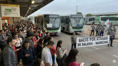 Rodoviários paralisam transporte no DF por atraso no pagamento