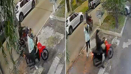 VÍDEO: Mulher impede roubo ao surpreender ladrão com forte descarga elétrica na Argentina