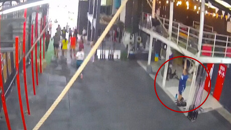 VÍDEO: Câmera flagra calma incomum de homem em academia durante terremoto na Venezuela