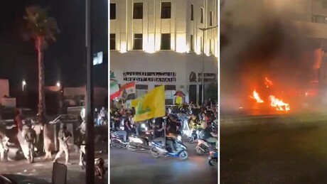 VÍDEOS: Protestos em massa no Líbano contra acordo com Israel provoca confrontos com forças de segurança