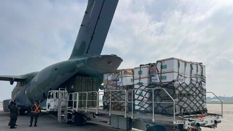 Decola segundo avião enviado pelo Brasil para ajudar a Venezuela