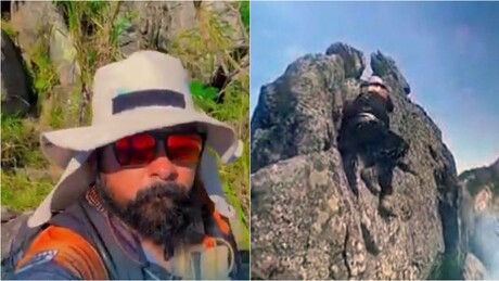 VÍDEO: Homem morre após cair de 150 metros de altura durante trilha no Rio de Janeiro