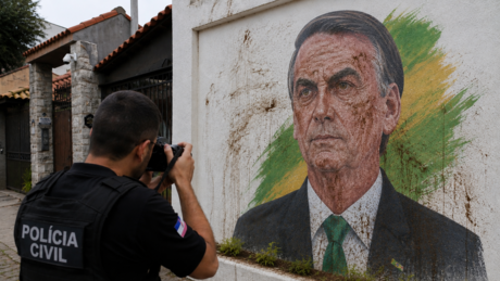 'Arte barroca': acusada de passar cocô em mural de Bolsonaro é identificada graças a cachorro