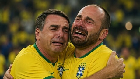 Eduardo e Flávio Bolsonaro culpam Lula pela eliminação do Brasil na Copa do Mundo