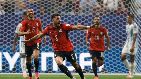 Egito surpreende, abre vantagem sobre a Argentina e vai vencendo nas oitavas da Copa