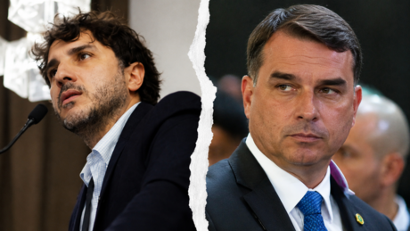 'Criminoso': Renan Santos ataca Flávio Bolsonaro e o acusa de buscar enriquecimento na política