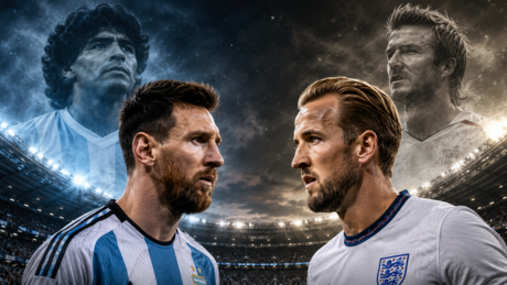Argentina reencontra a Inglaterra em semifinal marcada por uma das maiores rivalidades do futebol