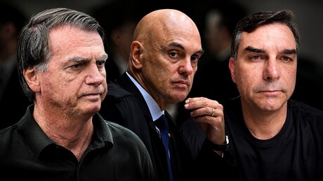 Moraes suspende visitas de Flávio a Jair Bolsonaro