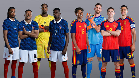 Batalha histórica: confira uma retrospectiva de duelos entre França e Espanha