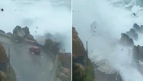 VÍDEO: Onda arrasta família russa após alerta ser ignorado no Chile