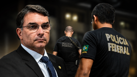 Flávio Bolsonaro diz que não confia na PF e rejeita seguranças em sua campanha