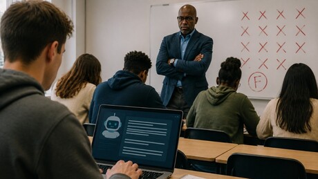 Professor usa truque para descobrir alunos que usaram IA e reprova mais de 90% da turma