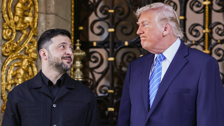 Trump se reúne com Zelensky