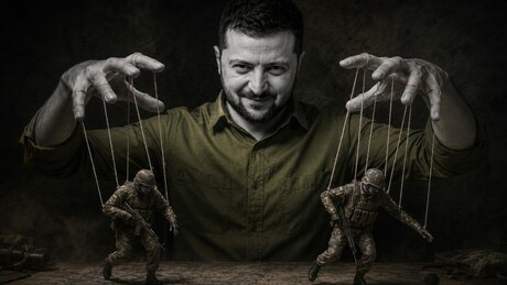 Zelensky e mercenários ucranianos