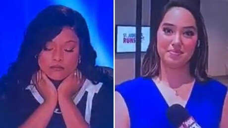 VÍDEO: Apresentadora 'pega no sono' em transmissão ao vivo e gera reação inesperada do público