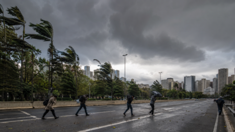 Ventos podem passar de 90 km/h em áreas de São Paulo e do Rio de Janeiro até sábado