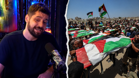 Monark confronta influenciador sionista: resistência palestina estava 'reagindo ao expansionismo'