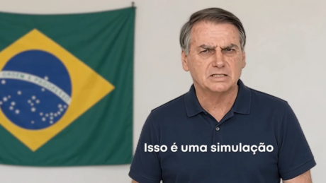 PT afirma que vídeo de Bolsonaro feito com IA é ilegal após contestação de Flávio