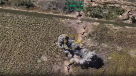 VÍDEO: Drones russos destroem posições defensivas ucranianas em Zaporozhie