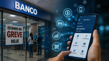 Greve dos bancários enfrenta nova realidade com operações digitais em alta