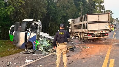 Motorista passa por acidente e só depois descobre que era seu antigo ônibus