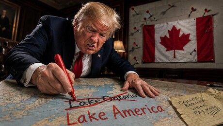 Trump considera renomear Lago Ontário em meio à guerra comercial com Canadá