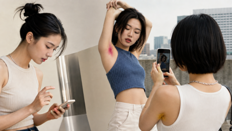 Jovens chinesas estão pintando os pelos do sovaco e desafiam estigma com nova tendência