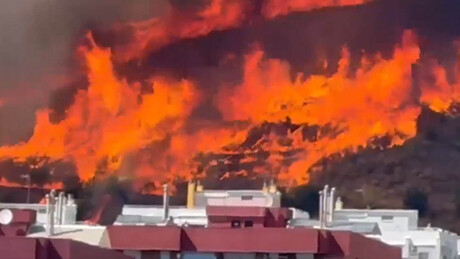 VÍDEOS: Incêndios de grandes proporções se aproximam de casas na Catalunha
