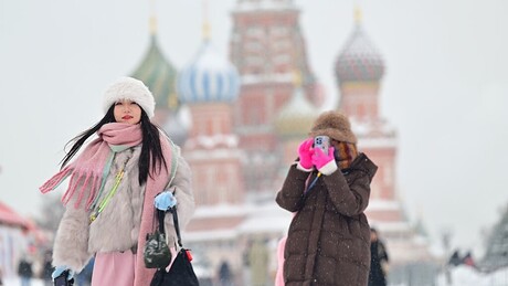 Rússia celebra aumento no número de turistas internacionais