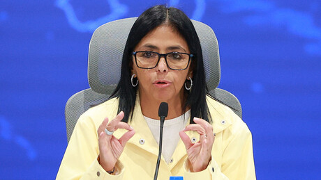 Em pronunciamento à nação, Delcy Rodríguez comenta o acordo petrolífero com os Estados Unidos