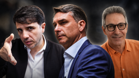 Flávio Bolsonaro e Zema reagem à suspensão da candidatura de Renan Santos
