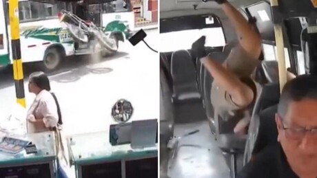 VÍDEO FORTE: Motociclista sobrevive a incrível acidente graças à negligência do motorista do ônibus