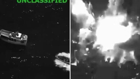 VÍDEO: EUA e Equador afundam embarcação supostamente ligada ao tráfico de drogas