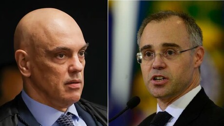 Ministros do STF Alexandre de Moraes e André Mendonça