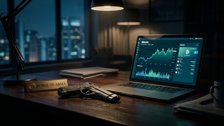 Deputado quer liberar porte de armas para quem investir em criptomoedas