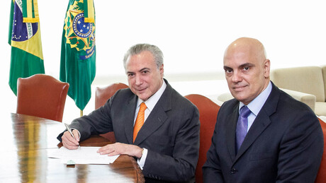 Michel Temer rompe silêncio em meio a crise no STF e elogia Alexandre de Moraes