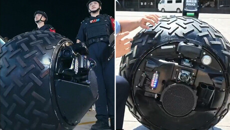 VÍDEO: Policiais humanos serão aposentados? Robô esférico patrulha as ruas na China