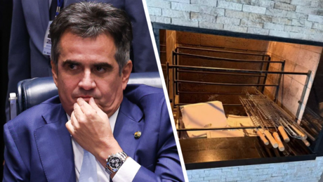 Churrascada de arquivo: PF encontra lista de deputados e valores em churrasqueira de Ciro Nogueira