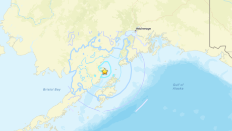 Terremoto de magnitude 5,5 atinge o sul do Alasca, nos EUA