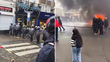 VÍDEOS: Confrontos, bombas e barricadas — protestos estudantis se espalham da França para a Bélgica