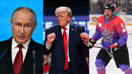 Trump elogia astro russo do hóquei durante conversa com Putin