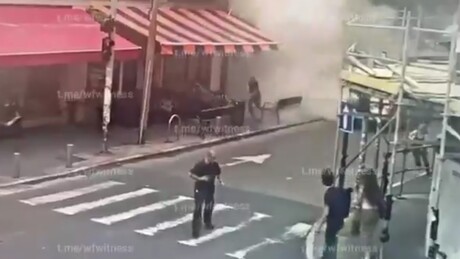 VÍDEOS: Pânico toma conta durante desabamento parcial de edifício em Tel Aviv