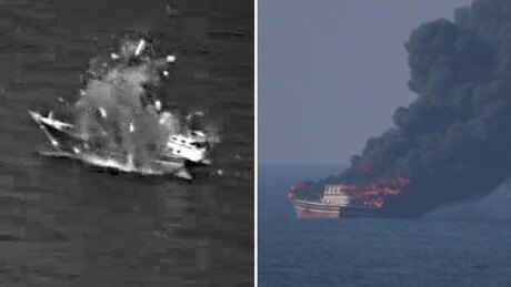 EUA revela ataque a um 'navio espião ligado ao Irã'