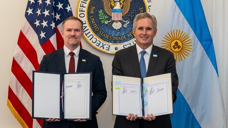 Argentina e EUA avançam para aprovar acordo comercial