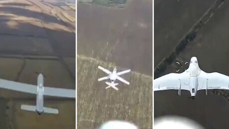 VÍDEO: Operadores russos derrubam drones ucranianos em intensos duelos aéreos