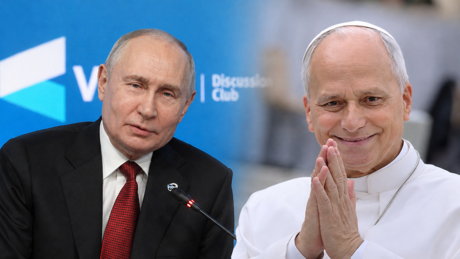 Putin e Papa Leão XIV conversam por telefone: saiba o que foi discutido