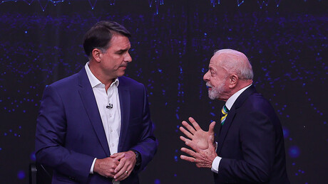 VÍDEO: Lula acusa Flávio de traição à pátria durante debate presidencial
