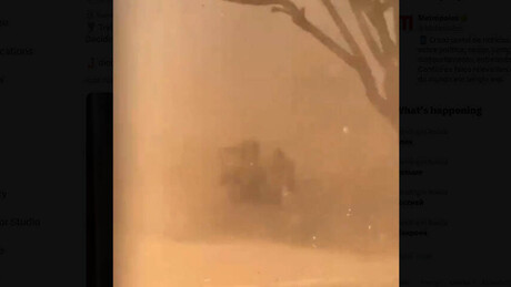 VÍDEO: Idoso tenta descansar e acaba no meio de 'redemoinho' — e permanece calmo